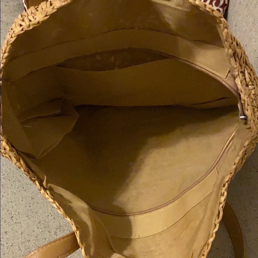 Last 1️⃣! Round woven camel beach bag - Picture 7 of 8